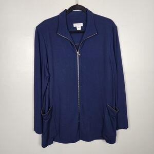 Emmelle zip up top, size xl, nwot